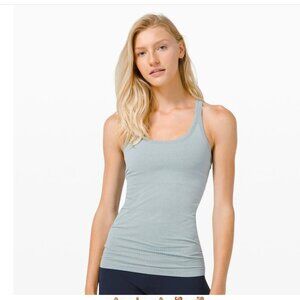 Lululemon Ebb To Street Tank, Blue Cast, size 8